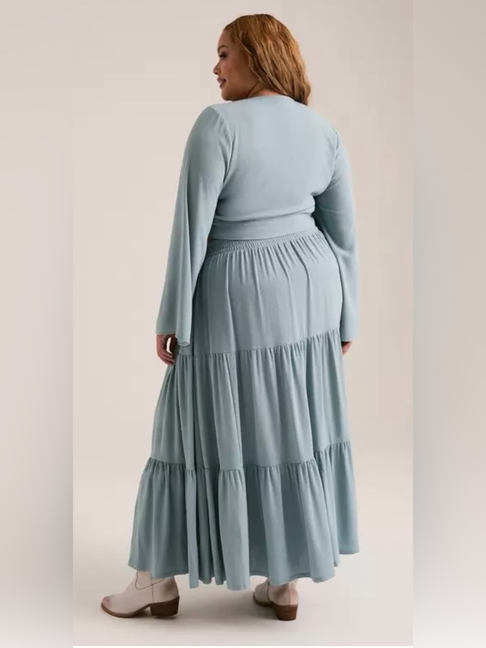 Festi Tie-Front Maxi Skirt Set - Picture 3 of 3